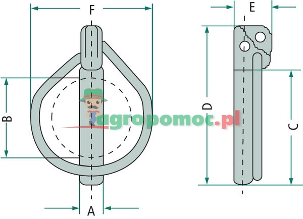 Rübig DIN clip pin kit | zdjęcie nr 1