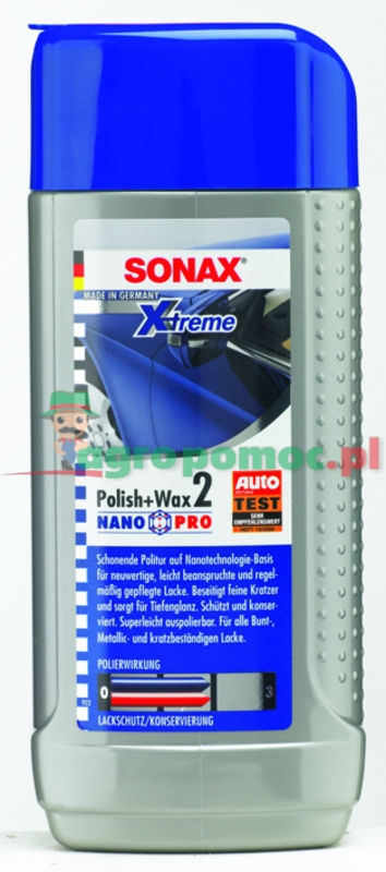 Cera y abrillantador para coche Sonax Xtreme Polish Wax 2 Hybrid NPT, 500  ml - 207200 - Pro Detailing