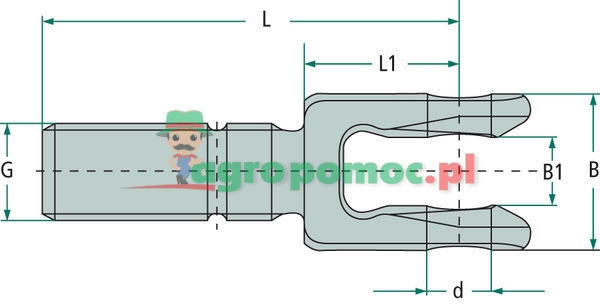 Walterscheid Fork rod | 201459 | zdjęcie nr 1