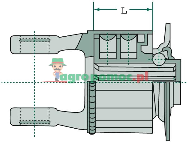 Walterscheid Radial pin clutch | 361420, 1361420, 55.20.403 | zdjęcie nr 1