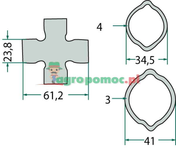 Weasler Splined yoke | zdjęcie nr 1