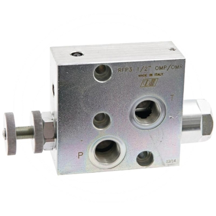  3-way flow regulating valve DWST-T-08-BG/BR | RFP3OMP/OMR1/2&quot;, V1121 