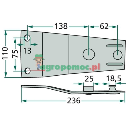  Blade holder | 434124