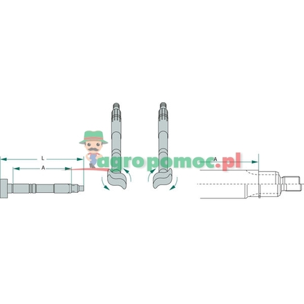  Brake camshaft | 05.097.05.25.1