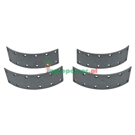  Brake lining set | K262704, K962266