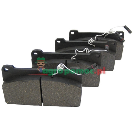  Brake pad set | 0014209120