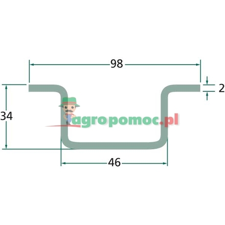  Chain guide rail | 02-073985