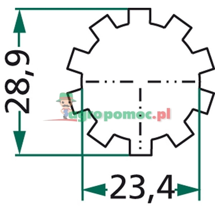  Clutch plate 295 | 3225094R3, 330001516