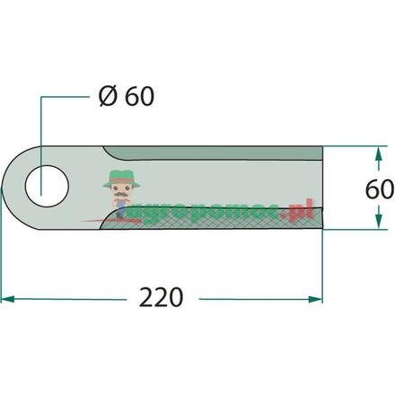  Flail knife | 1.310.741