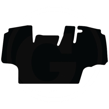  Floor mat, velour, black