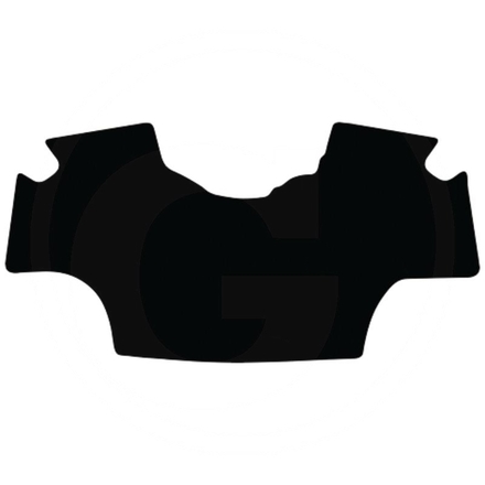  Floor mat, velour, black