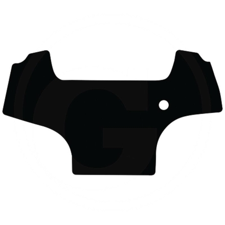  Floor mat, velour, black