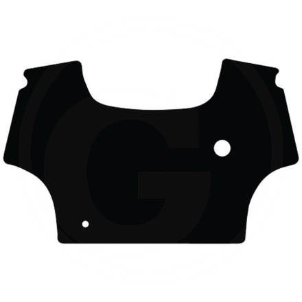  Floor mat, velour, black