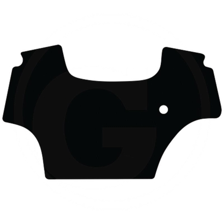  Floor mat, velour, black