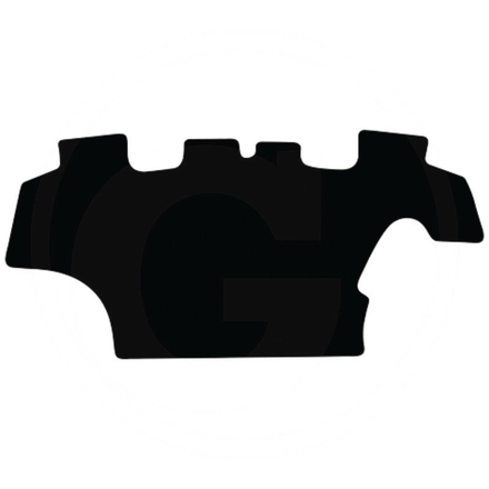  Floor mat, velour, black