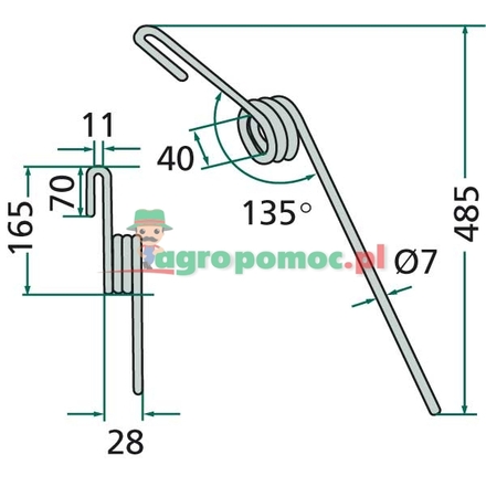  Following tine | 90041523