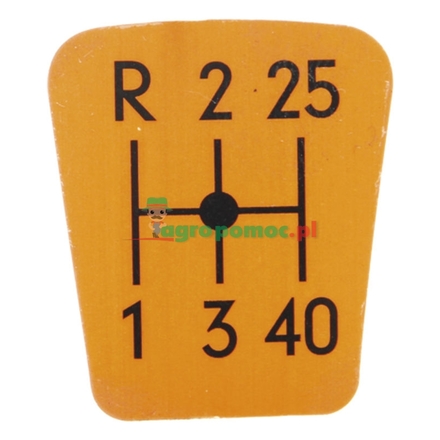  Gearshift pattern | 210103090410