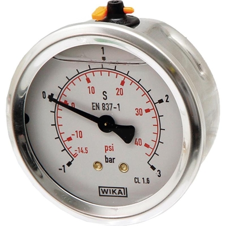  Glycerine-filled pressure gauge