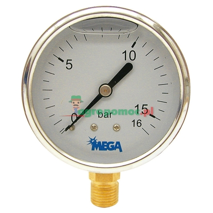  Glycerine-filled pressure gauge