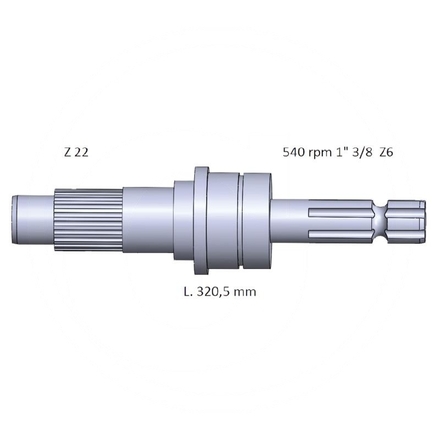  PTO shaft end piece