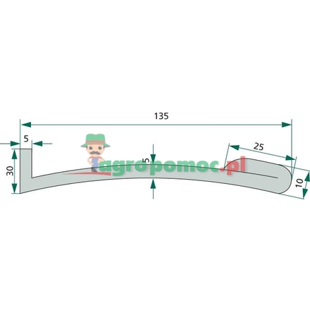  Rear mudguard extension
