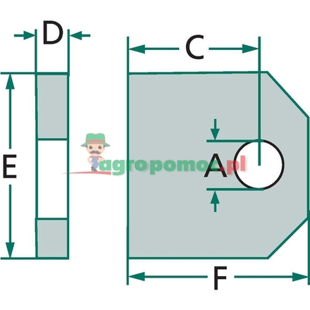  Weld-on eye AA Ø16,2