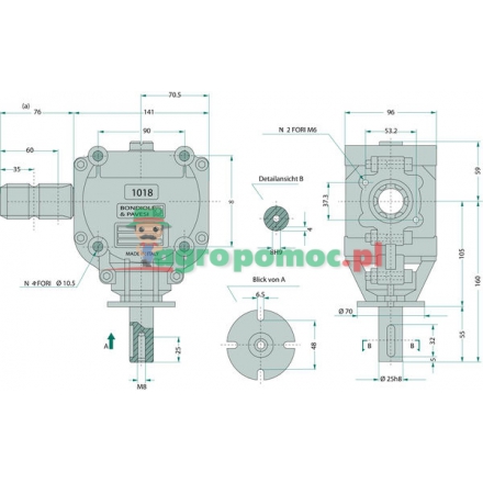 BONDIOLI & PAVESI Bevel gear 1018