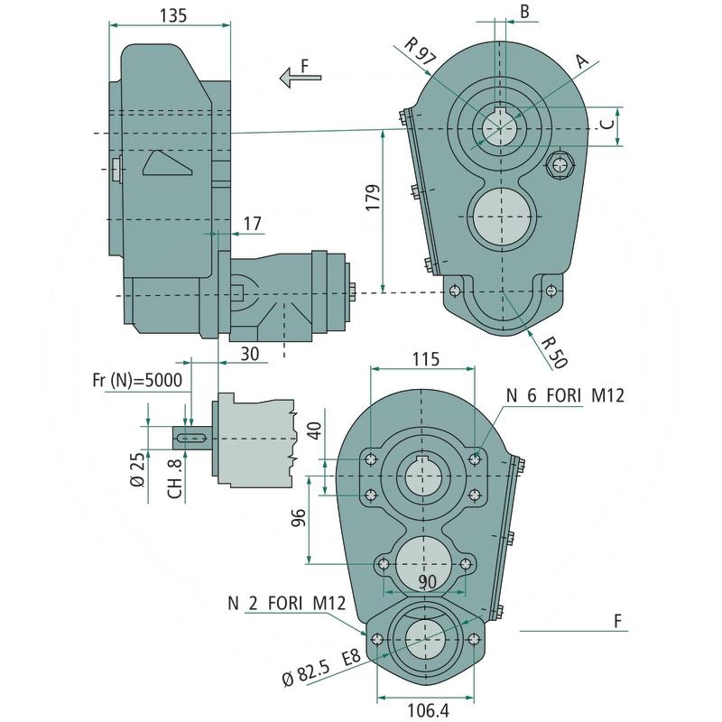 BONDIOLI & PAVESI Moving floor drive