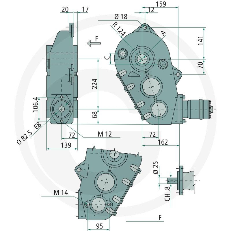 BONDIOLI & PAVESI Moving floor drive