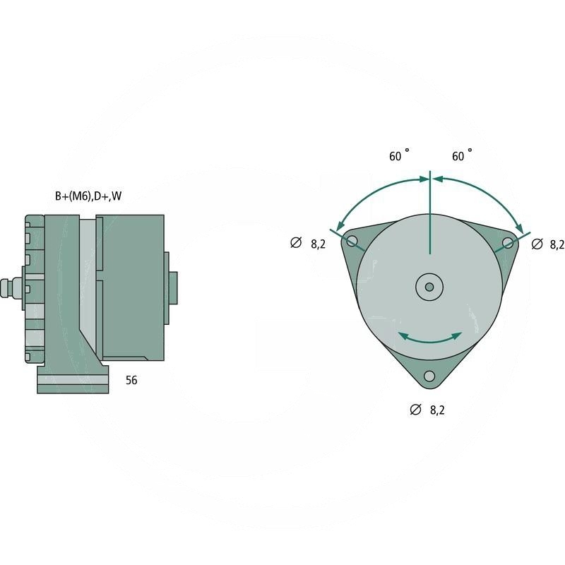 Bosch Alternator | 3218544R91