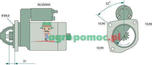 Bosch Starter | 116 1384, 116 3669, 116 4994, 117 3240