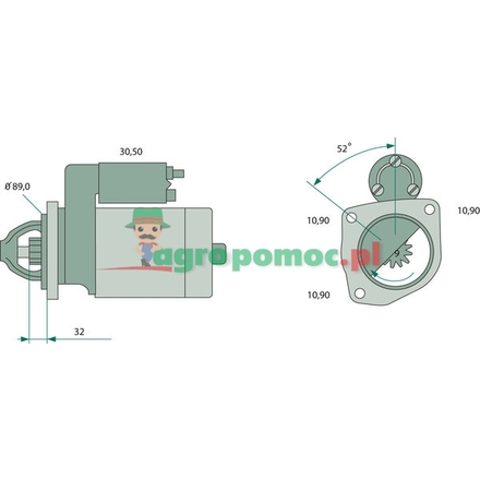 Bosch Starter | 01178026, 00179318