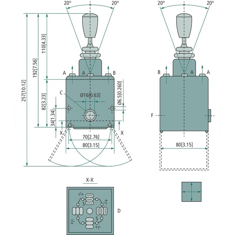 Danfoss Joystick PVRES