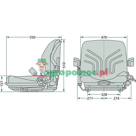 GRAMMER Forklift seat