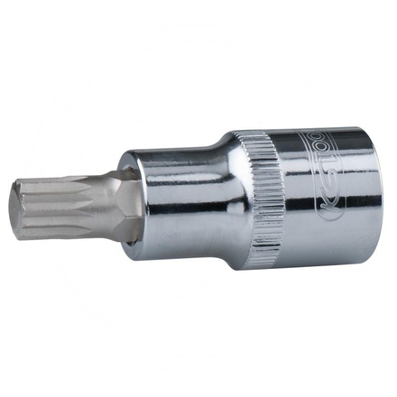 KS Tools 1/2" CHROME+ Bit socket XZN, M9