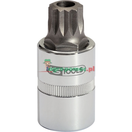 KS Tools 1/2" oil drain bit socket, XZN, M16