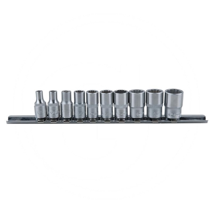 KS Tools 1/4" Bi hex socket set, 10pcs