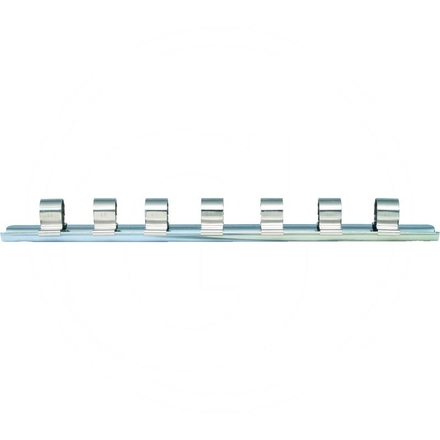 KS Tools 3/8" Clip-rail for 7 sockets