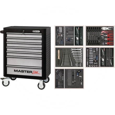 KS Tools Black MASTER tool cabinet set, 311pcs