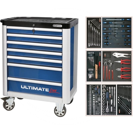 KS Tools Blue ULTIMATE tool cabinet set, 125pcs