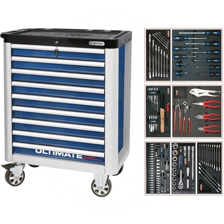 KS Tools Blue ULTIMATE tool cabinet set, 125pcs