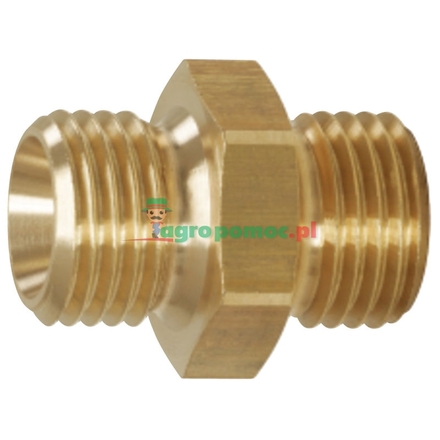 KS Tools Brass reducing nipple, 21x24mm