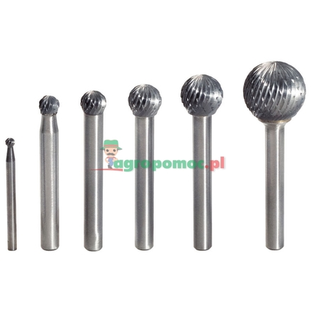 KS Tools carbide rotary burrs KUD cone