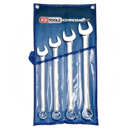 KS Tools CHROME+ combi spanner set, 4pcs, 24-32mm