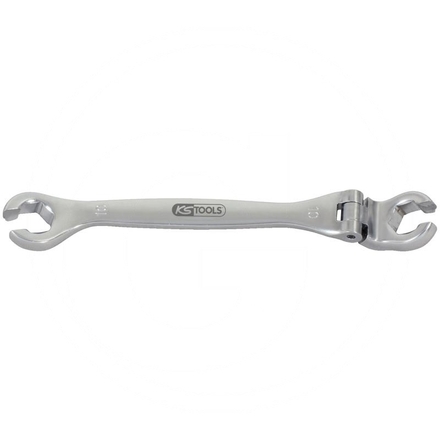 KS Tools CHROME+ flex head flare nut spanner,10mm