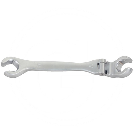 KS Tools CHROME+ flex head flare nut spanner,17mm