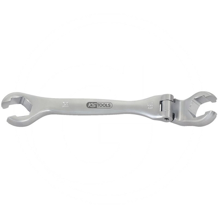 KS Tools CHROME+ flex head flare nut spanner,19mm