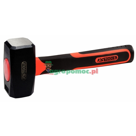 KS Tools Club hammer, fiberglas handle, 1500g