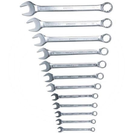 KS Tools Combi spanner set offset,12 pcs,10-32mm