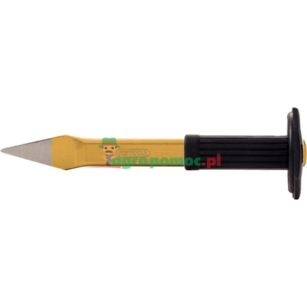 KS Tools Cross chisel, flat, oval, 8x250mm